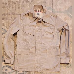Men's Burberry Field Jacket. Tan. Size Small. EUC